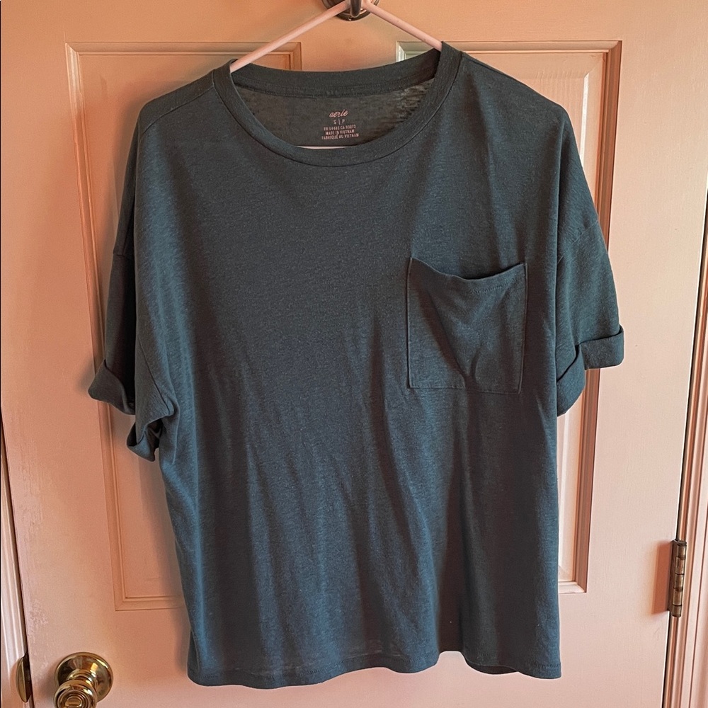 Aerie Blue Short Sleeve Tee